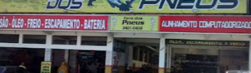 Letreiro da Fera dos Pneus